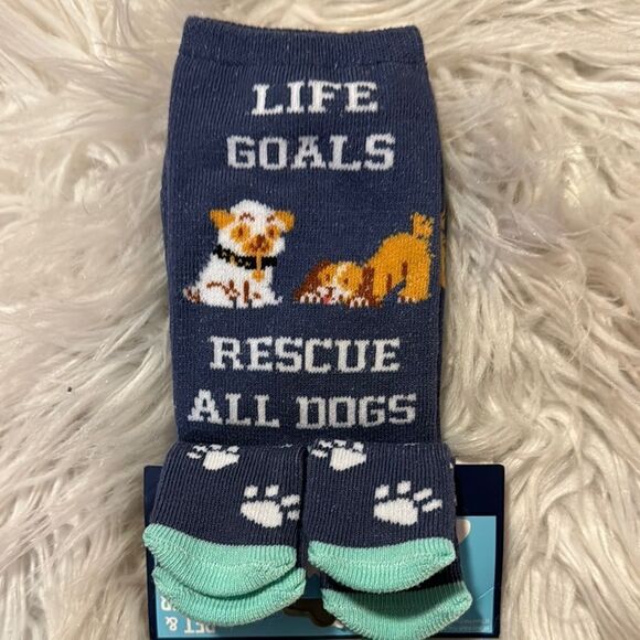 Dog  & owner Rescue Socks - Picture 1 of 5